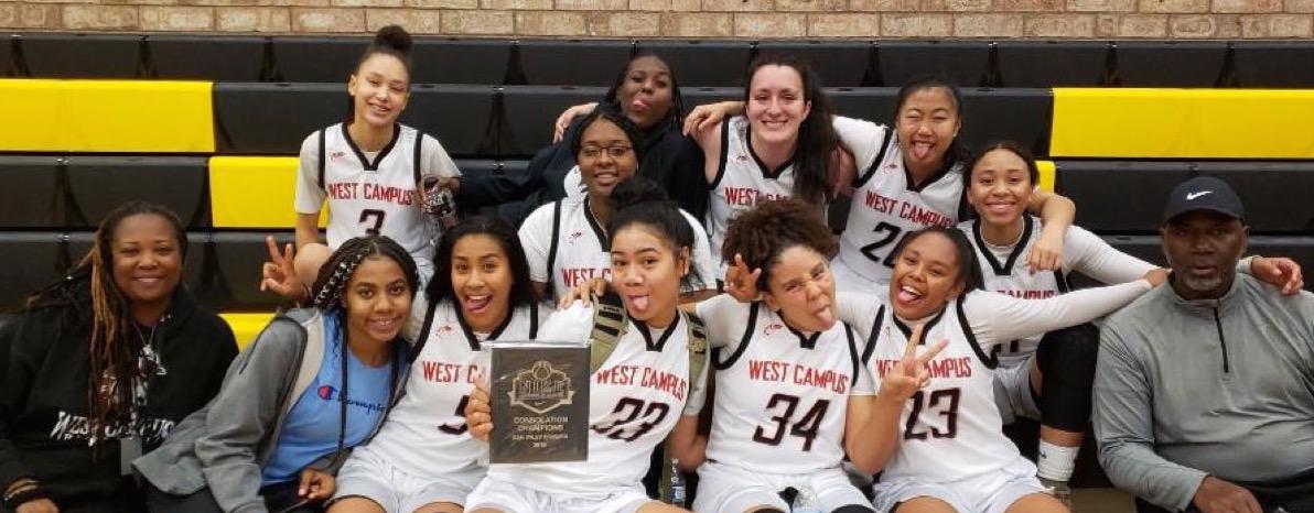 Girls Basketball Team Wins - West Campus High School