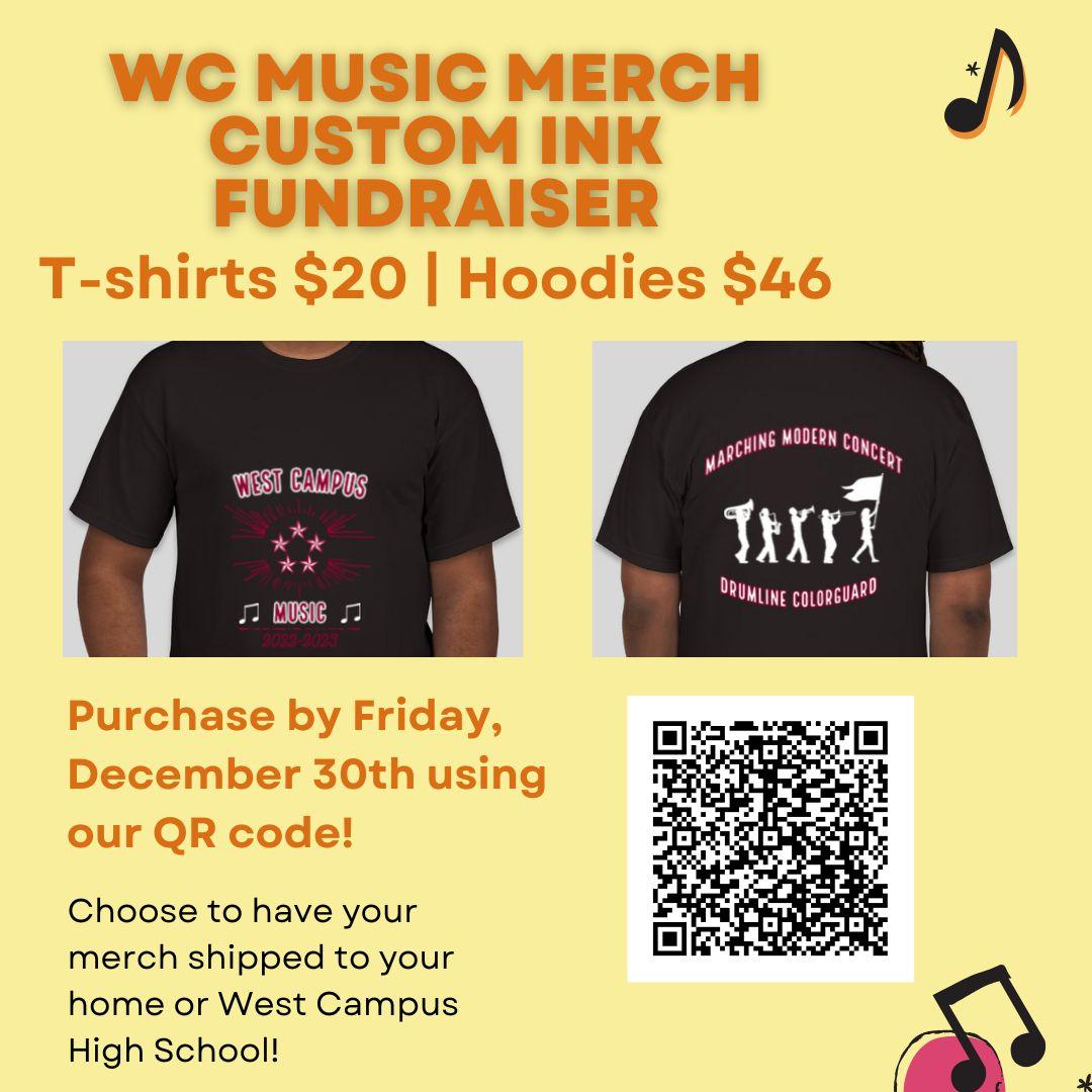 West Campus Music Custom Ink Fundraiser picture image